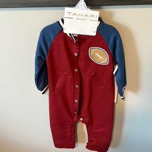 Brand New Tahari Baby - Football bodysuit